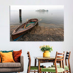 Rowboat on Lake Orta Wall Art