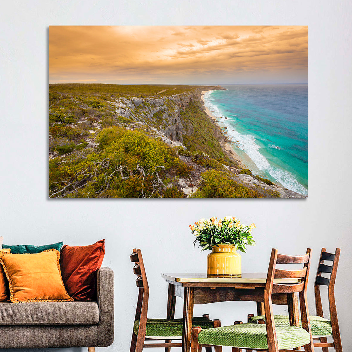 Kangaroo Island Turquoise Cliff Coast Wall Art