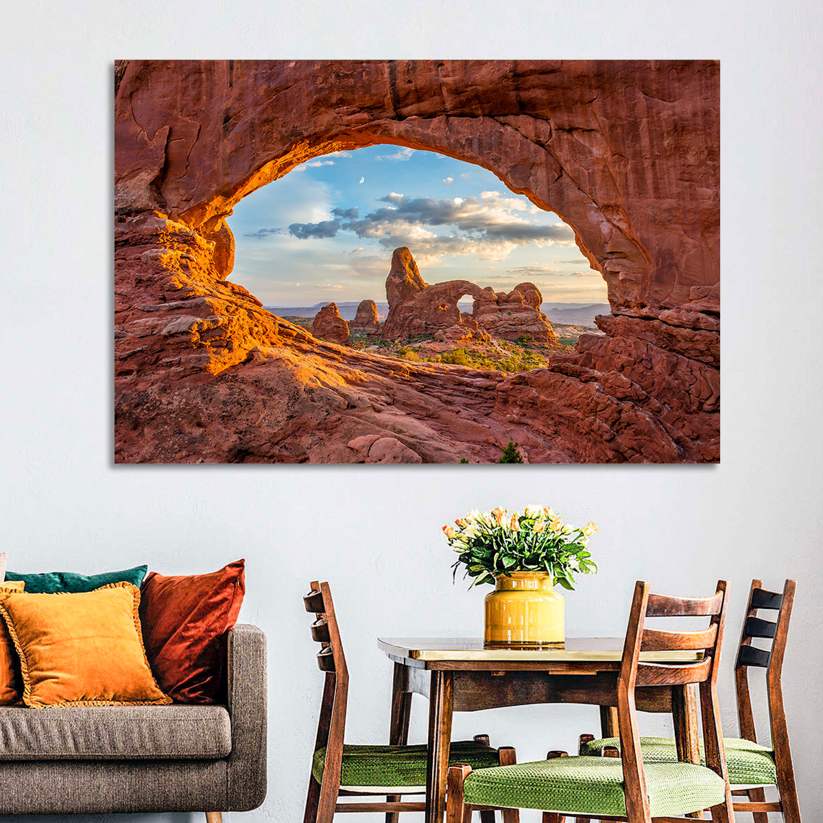 Turret Arch Through North Window Wall Art