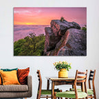 Pine Mountain Trail Sunset Over Cloud Sea Wall Art