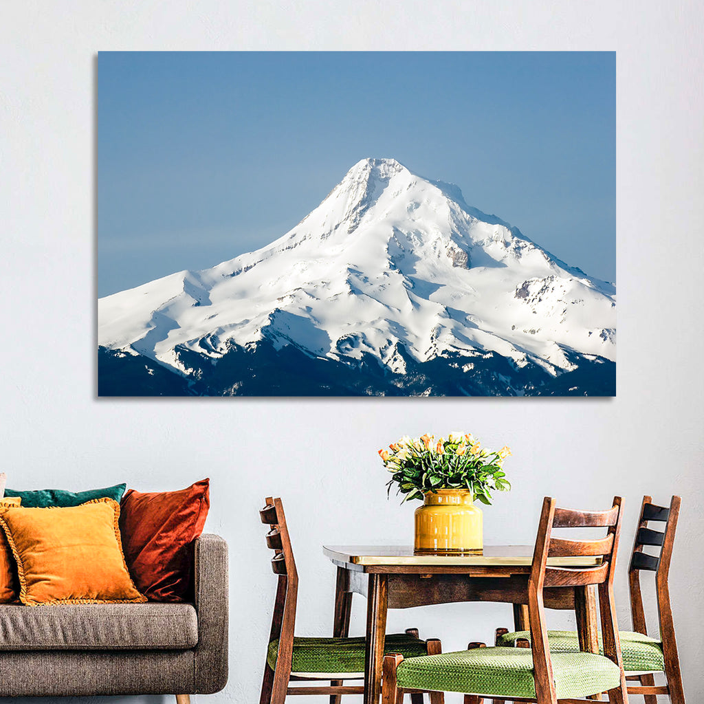 Mount Hood Winter Peak Wall Art