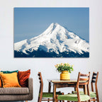 Mount Hood Winter Peak Wall Art