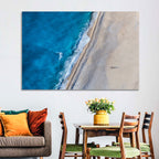 Myrtos Beach Aerial View Wall Art