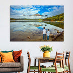 Pyramid Lake Reflection Wall Art