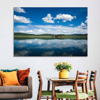 Lake Khovsgol Reflection Wall Art
