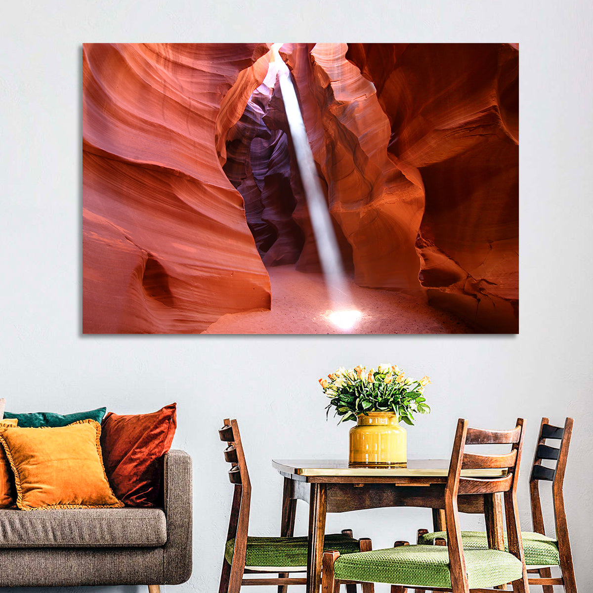 Antelope Canyon Light Beam Wall Art