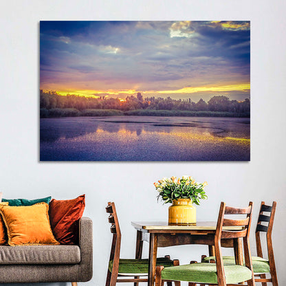 Danube Delta Sunset Wall Art