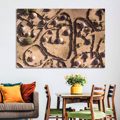 Village In Chad Wall Art