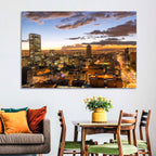 Bogota Twilight Cityscape Wall Art
