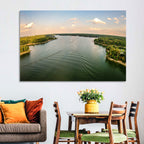 Lake Wylie Golden Hour Wall Art