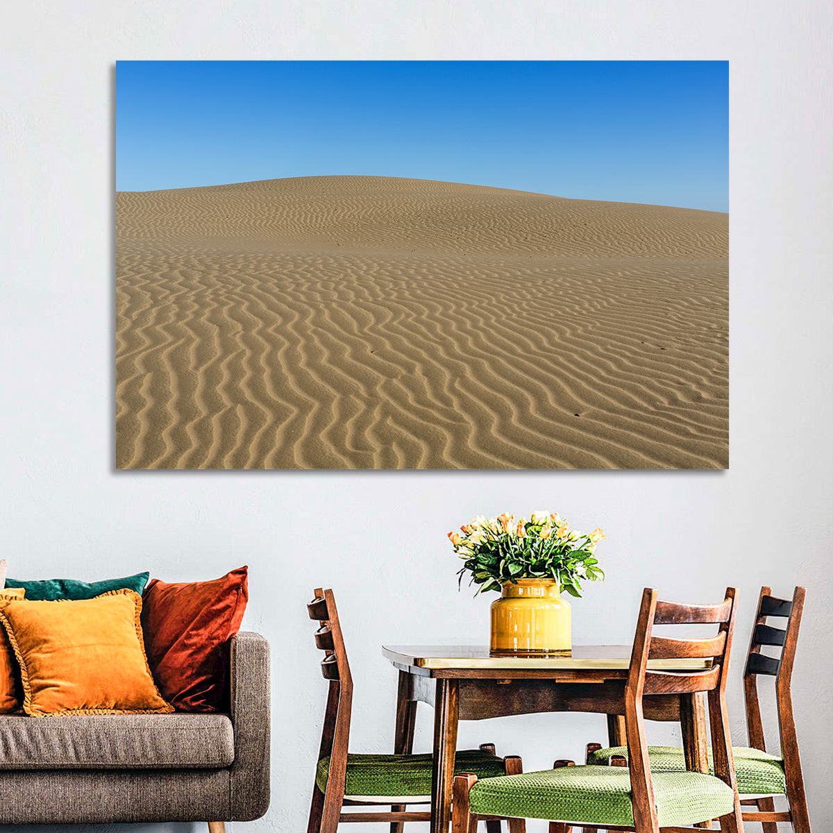 Namib Desert Rippled Sand Dunes Wall Art