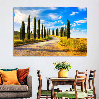 Tuscany Cypress Trees Wall Art