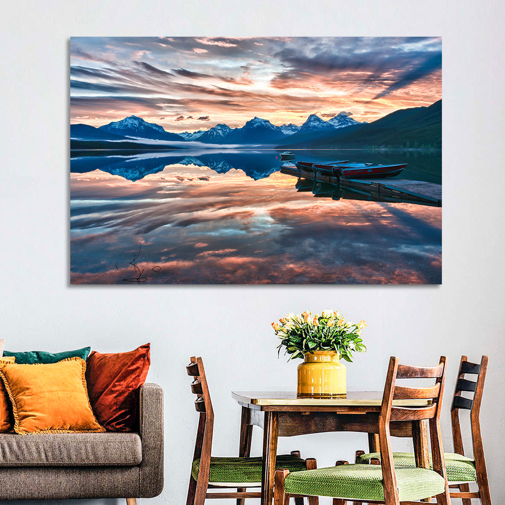 Lake Mcdonald Sunrise Wall Art