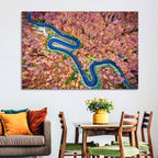 Serpentine Autumn Road Wall Art