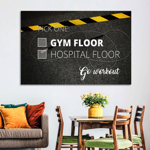 Gym Floor or Hospital Floor Wall Art