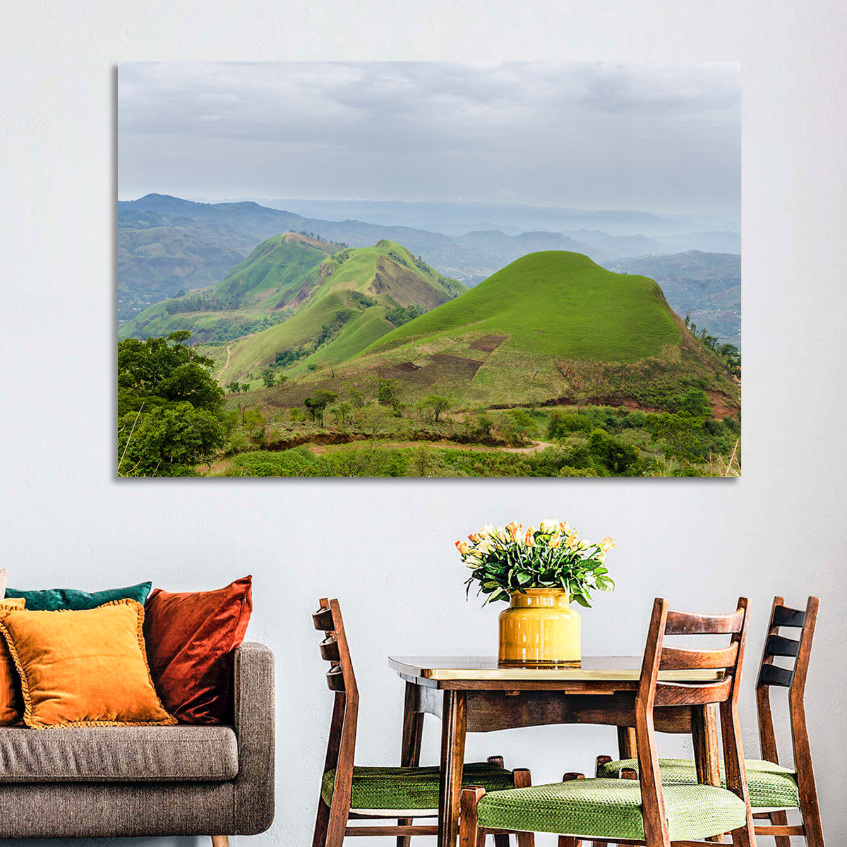 Rolling Summer Hills Wall Art