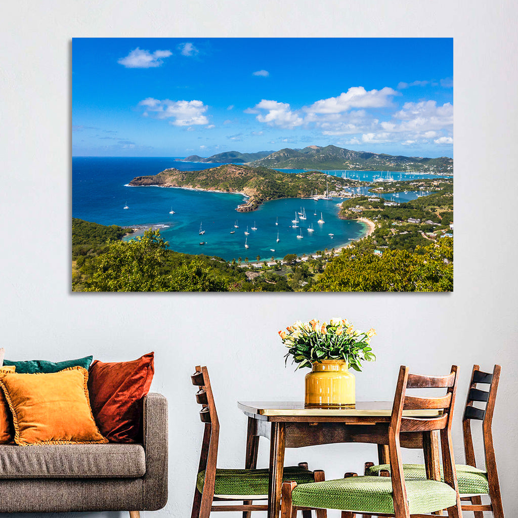 Shirley Heights Harbour View Wall Art