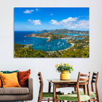 Shirley Heights Harbour View Wall Art