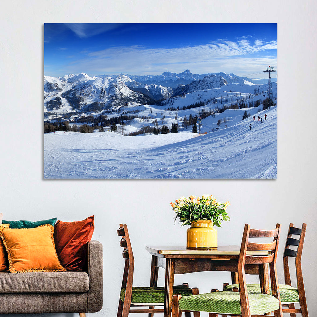 Nassfeld Ski Resort View Wall Art