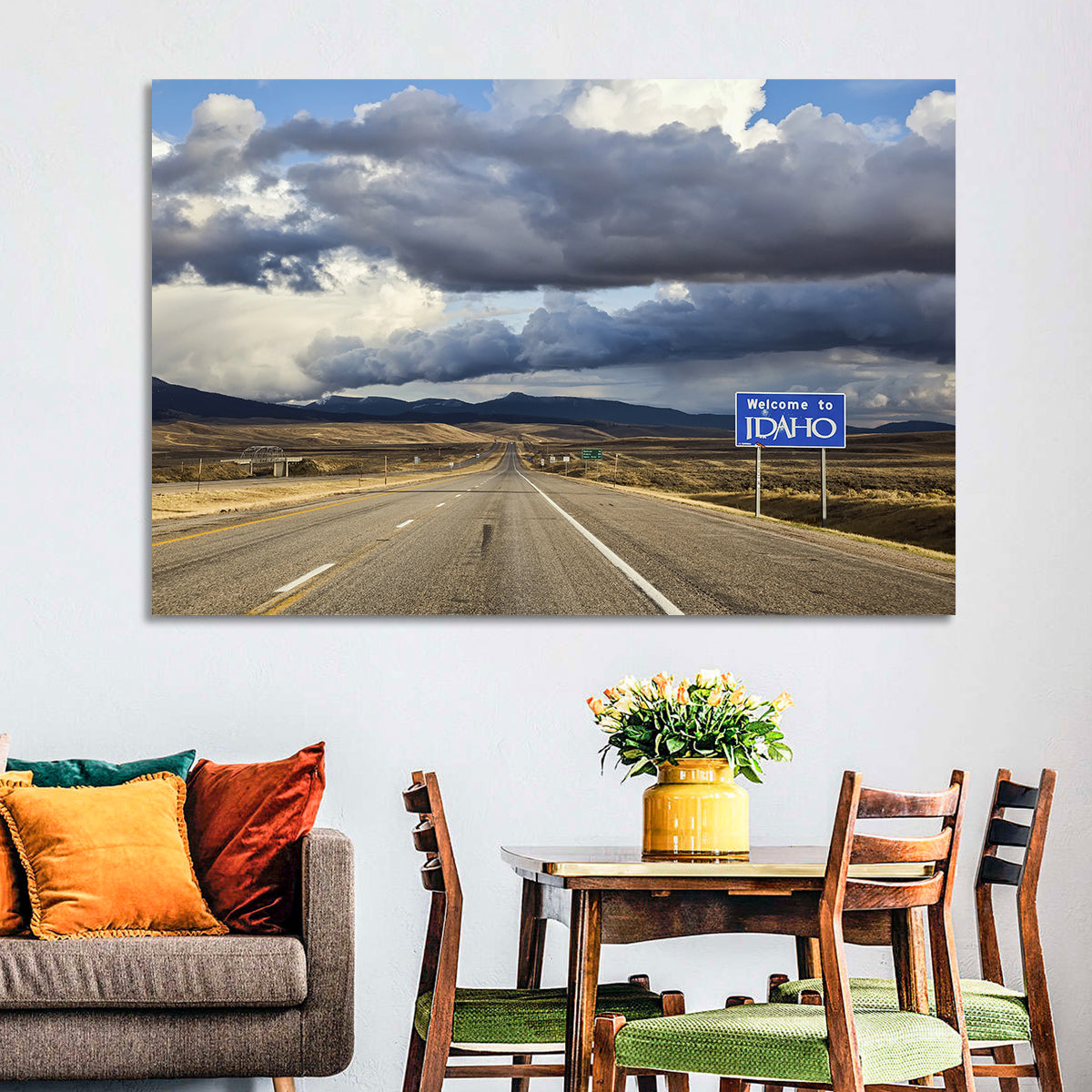 I-15 Idaho Highway Wall Art