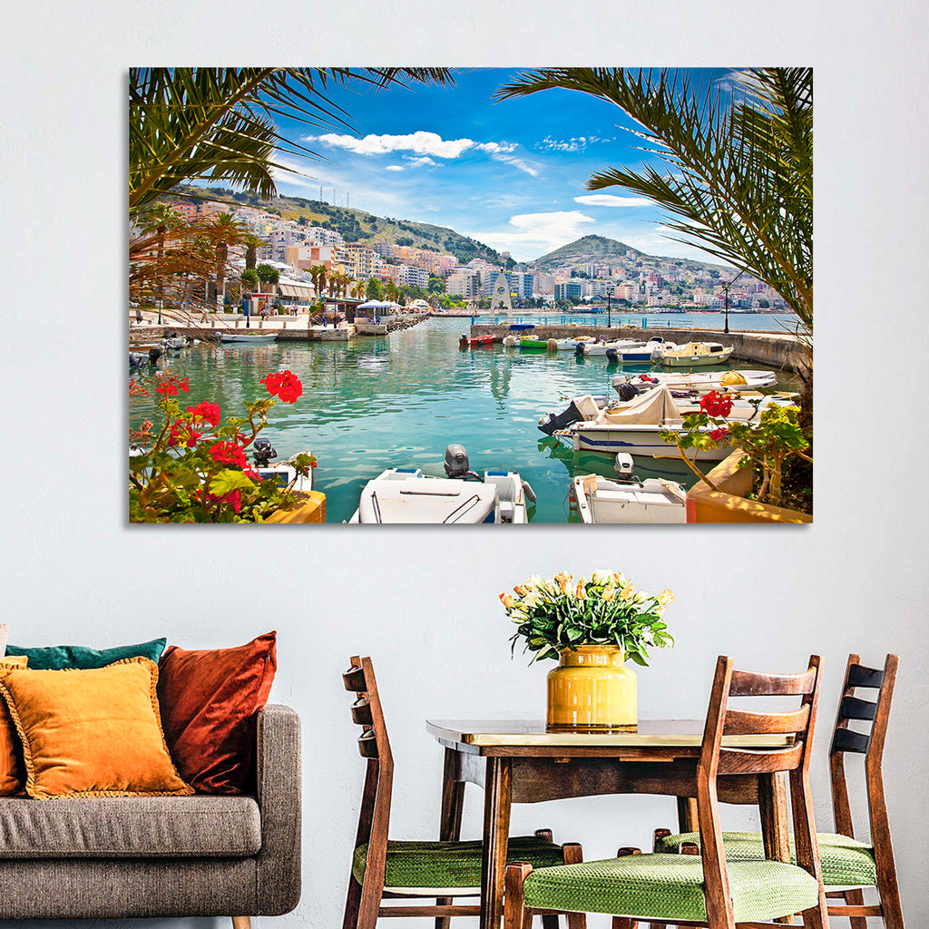 Saranda Harbor View Wall Art
