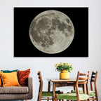 Full Moon with Tycho Rays Wall Art