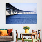 Oresund Bridge Perspective Wall Art