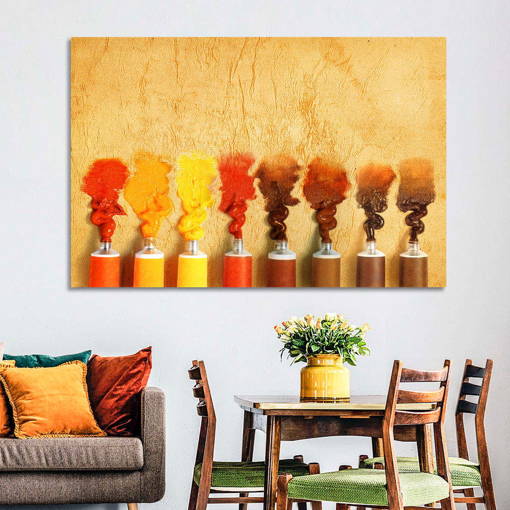 Impasto Paint Tubes Wall Art
