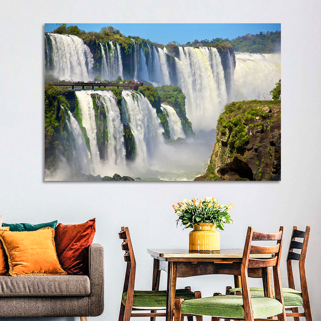 Iguazu Falls Observation Walkway Wall Art