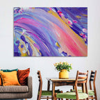 Sliding Hill Brushstrokes Wall Art