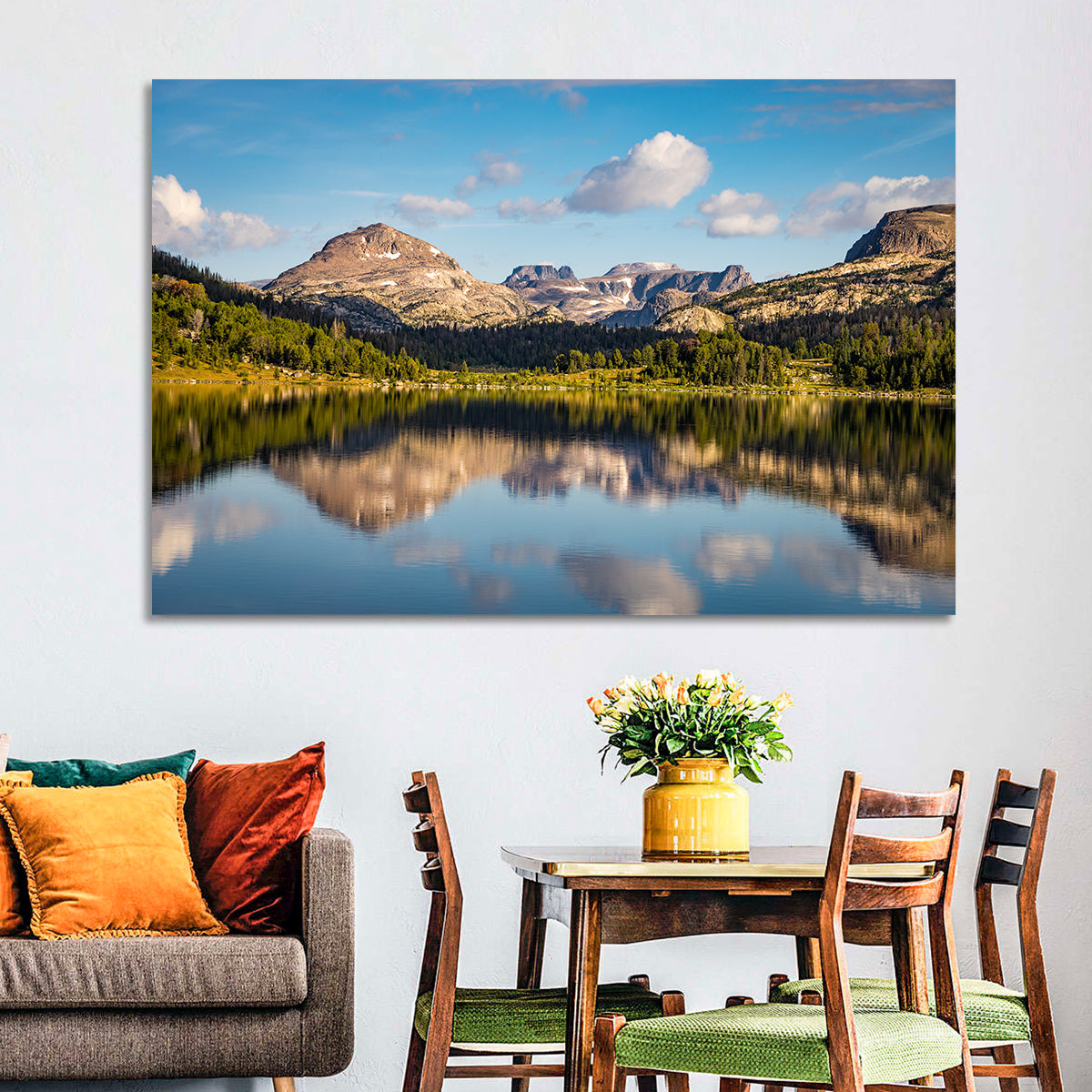 Island Lake Reflection, Montana Wall Art