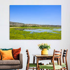 Uchali Lake Algae Reflection Wall Art