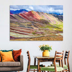 Vinicunca Rainbow Mountain Peru Wall Art