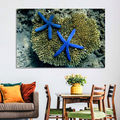 Blue Starfish Wall Art