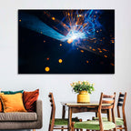 Molten Metal Sparks Wall Art