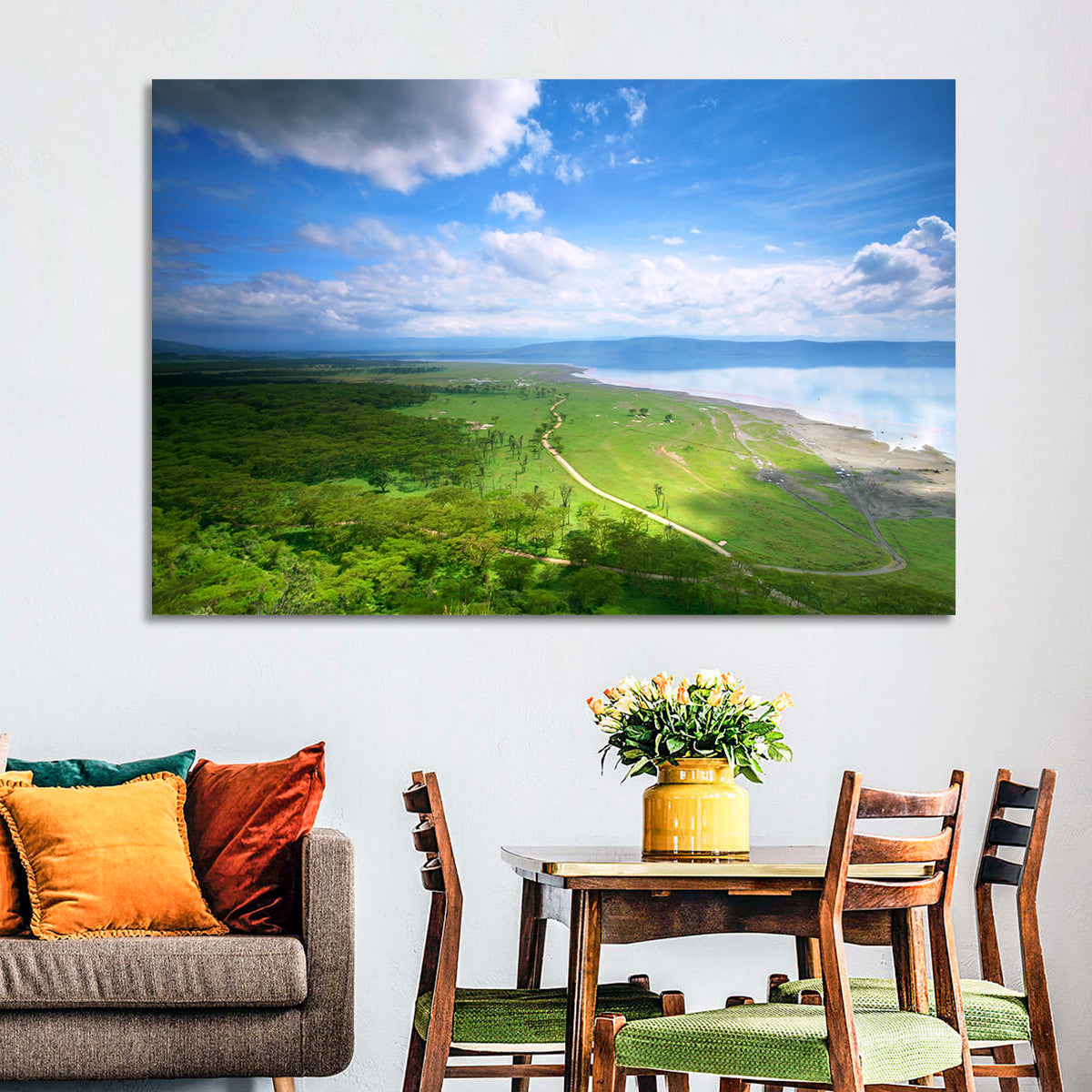 Lake Nakuru Overlook Wall Art