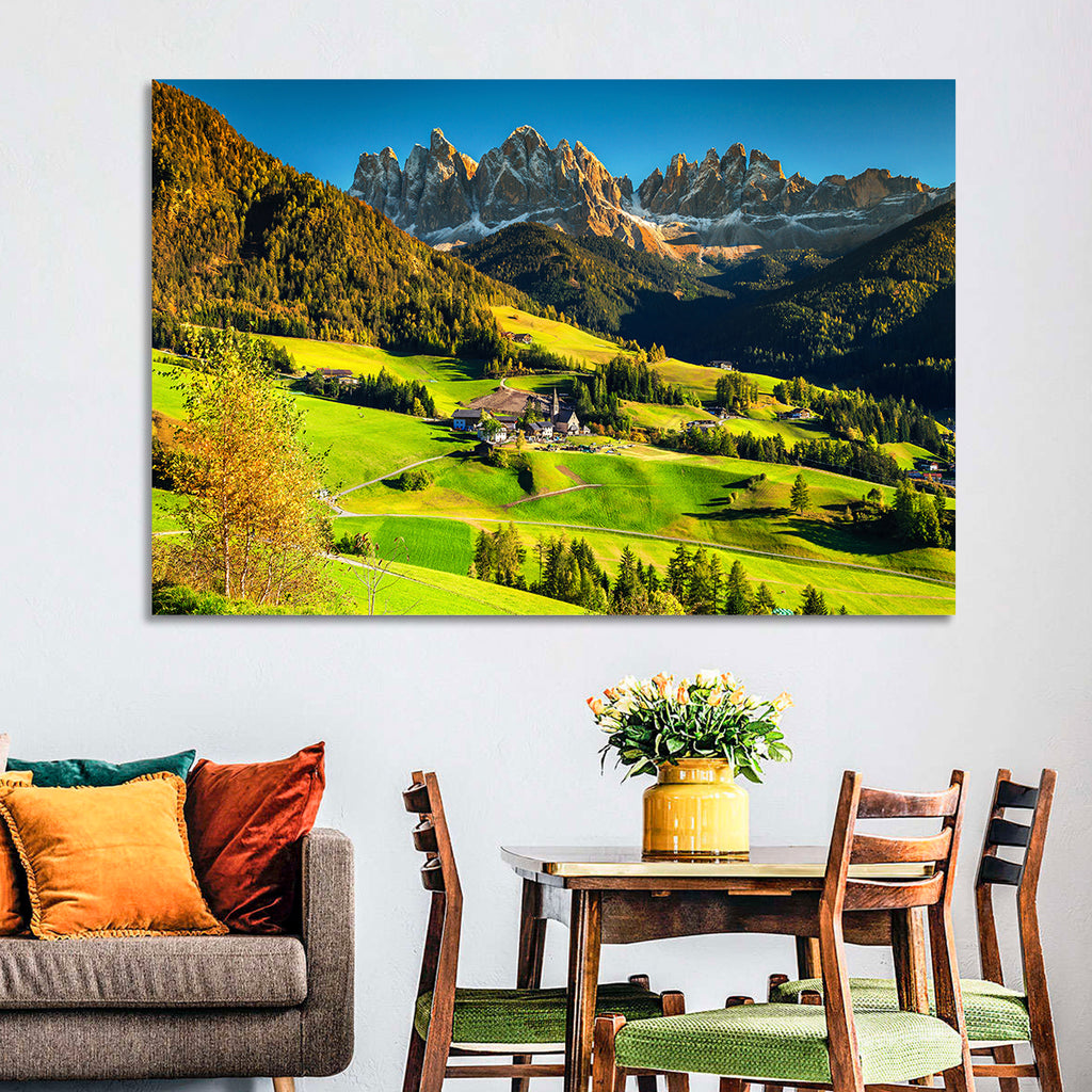 Santa Maddalena, Val Di Funes Wall Art