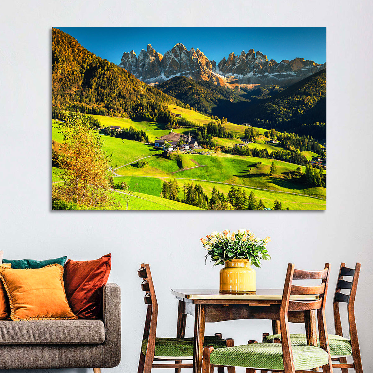 Santa Maddalena, Val Di Funes Wall Art