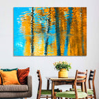 Blue Autumn Reflection Wall Art