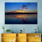 Lake Livingston Sunset Reflection Wall Art
