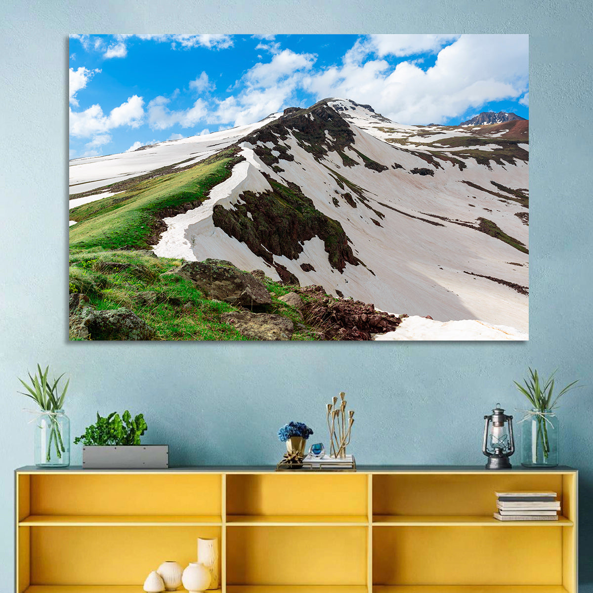 Mount Aragats Ridge Wall Art