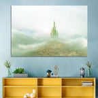 Cobblestone Path to Emerald Castle Wall Art