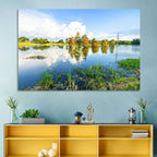 Lafayette Bayou Reflection Wall Art