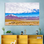 Lascar Snow-capped Volcano Wall Art