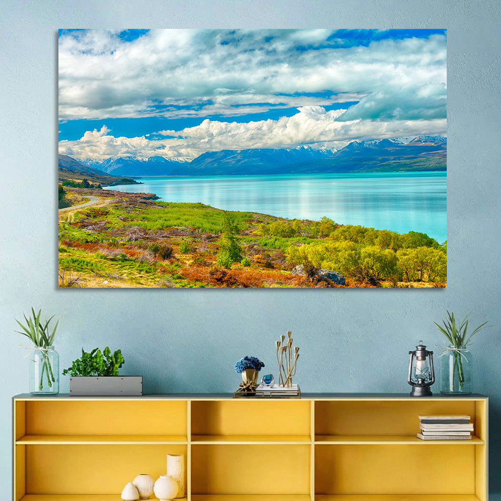 Turquoise Lake Pukaki with Mount Cook Wall Art