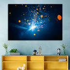 Welding Sparks Close-up Wall Art