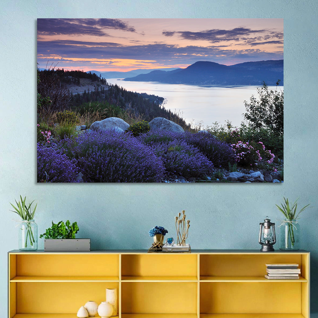 Okanagan Lavender Lake Wall Art
