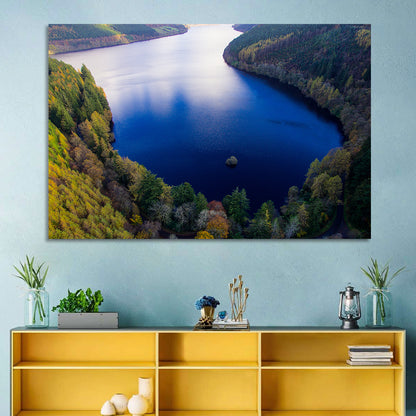 Lake Vyrnwy Aerial  Wall Art