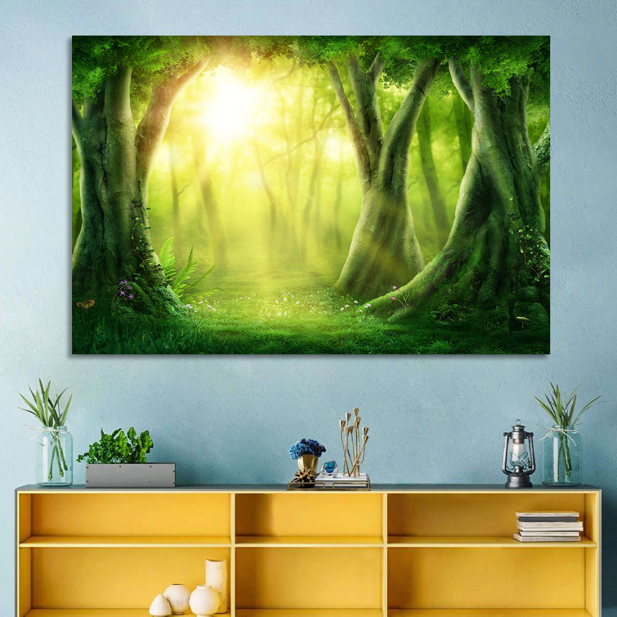 Enchanted Forest at Sunrise Wall Art