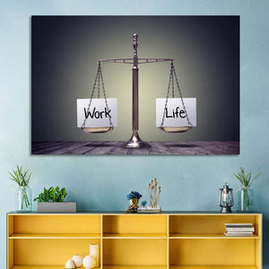 Work Life Balance Wall Art